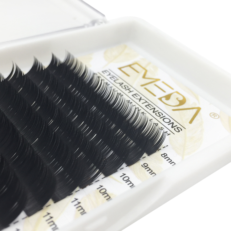 Wholesale Price Premium Silk/Korea PBT Fiber Eyelash Extensions C D Curl Lashes YY130